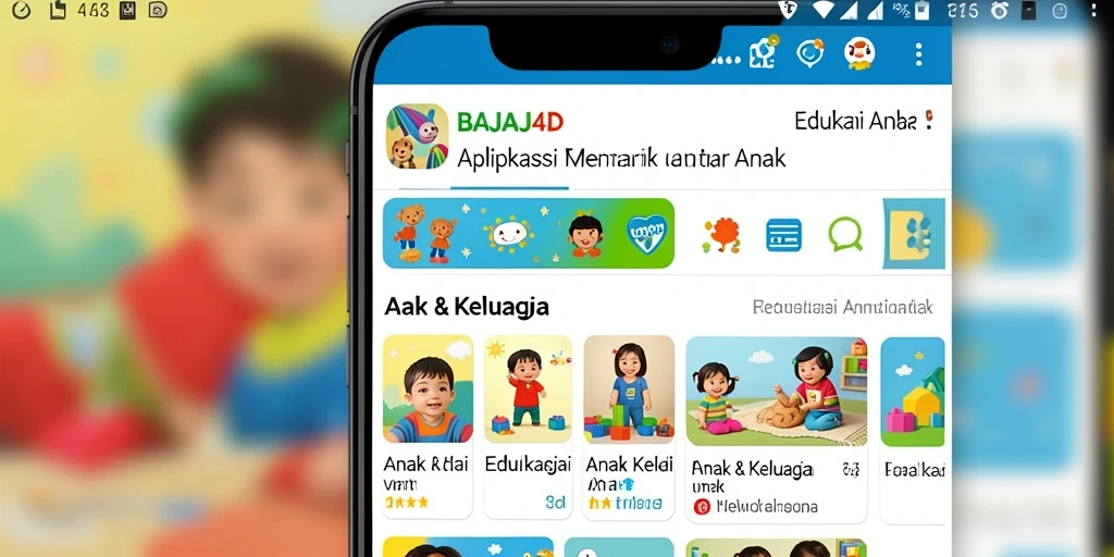 Tampilan antarmuka BAJAJ4D yang ramah anak untuk belajar.