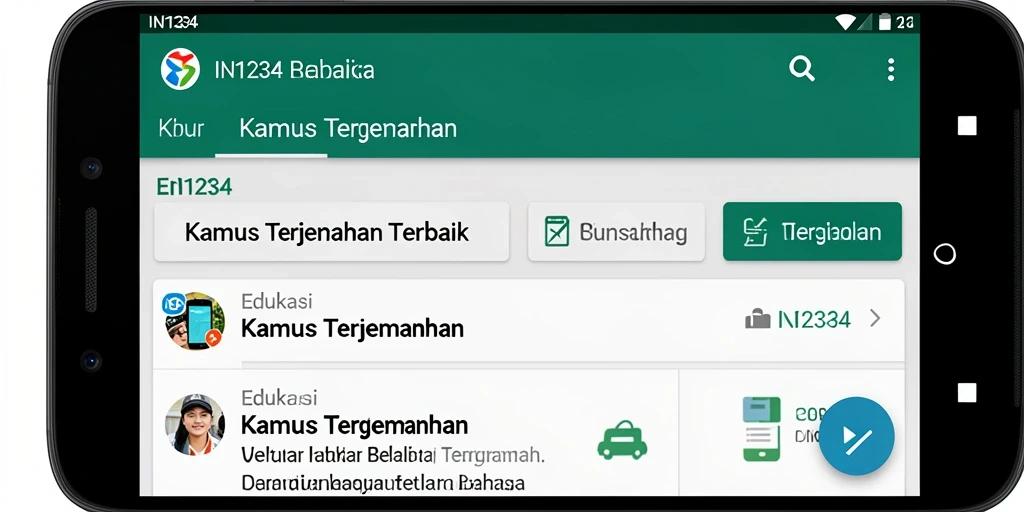 Tampilan antarmuka IN1234 yang bersih dan mudah digunakan.